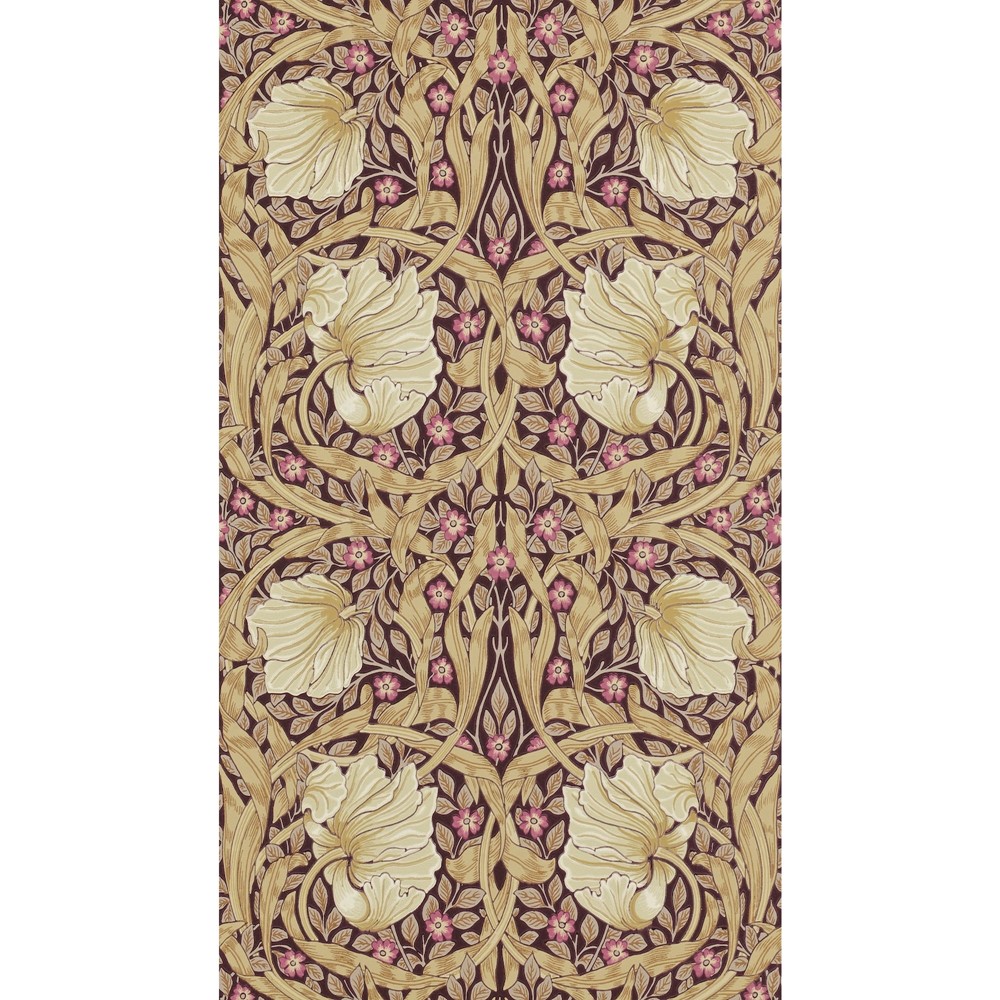 Pimpernel Wallpaper 210390 by Morris & Co in Fig Sisal